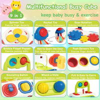 Thumbnail for BusyCube – Smart & Playful – Montessori Fidget Cube 10-in-1