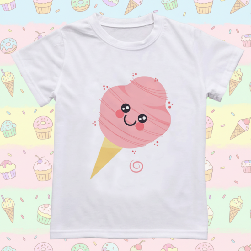 Boys & Girls Summer Tee – Comfortable & Playful – Cute Print Kids' T-Shirt