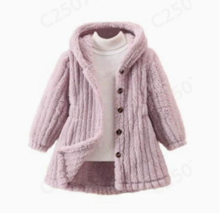 Mini Fashion™ - Soft Fleece Inner Lining for Girls - Winter Coat