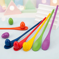 Thumbnail for Wooden Egg Spoon Game – Motor Skills & Learning – Egg Race Balance Game