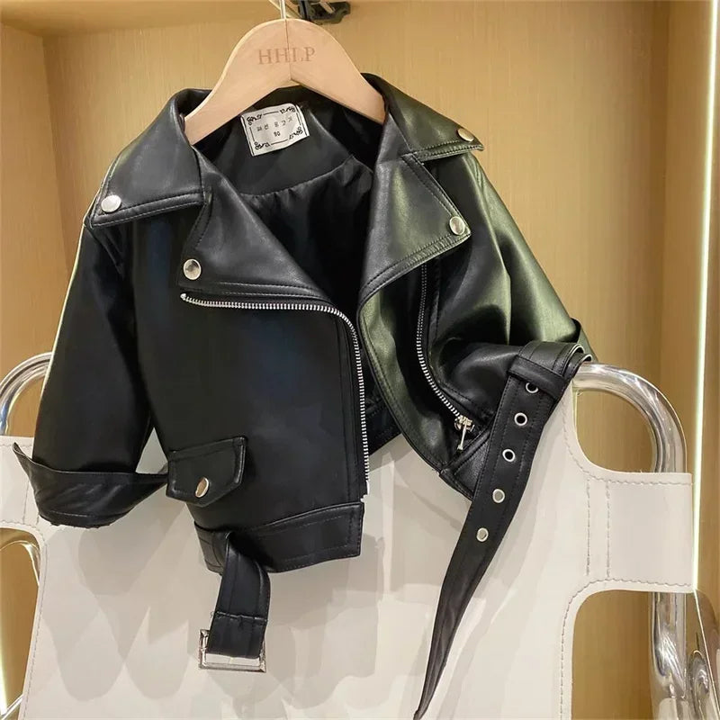 Girls Leather Jacket – Cool & Stylish – Leather Kids Jacket