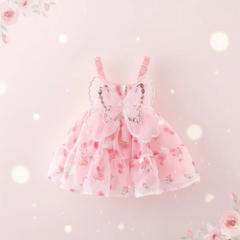 Girls Butterfly Dress – Cute & Lightweight – Children's Dress
