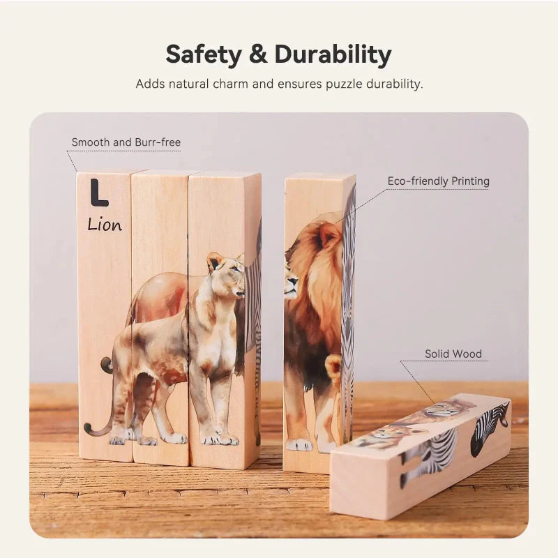 ZooStack – Wood & Interactive – Animal Block Puzzle