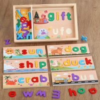 Thumbnail for AlphaPuzzle – Learn English words – Wooden Spelling Puzzle