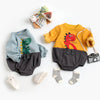 Mini Fashion – Soft Fleece Onesie with Dino Print