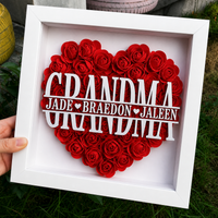 Thumbnail for Personalized Rose Shadow Box – Unique Mother's Day Gift – Personalized Rose Shadow Box