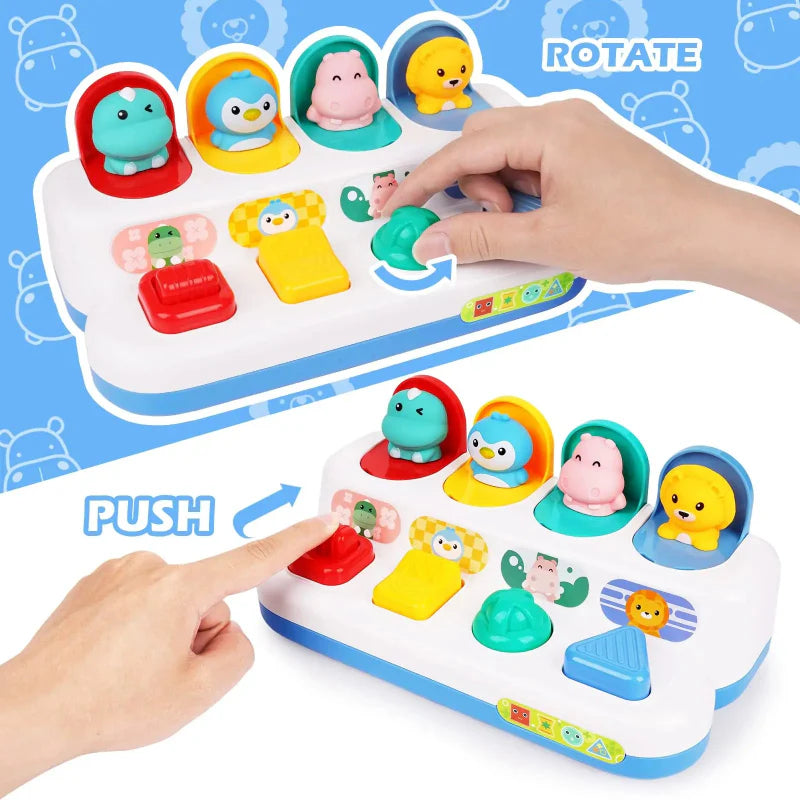 Pop Up Activity Toy – Discover & Learn – Sensory Baby Toys