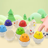 Thumbnail for Montessori 3D Eggs Puzzle – Fun for Easter - Egg Sorting Game