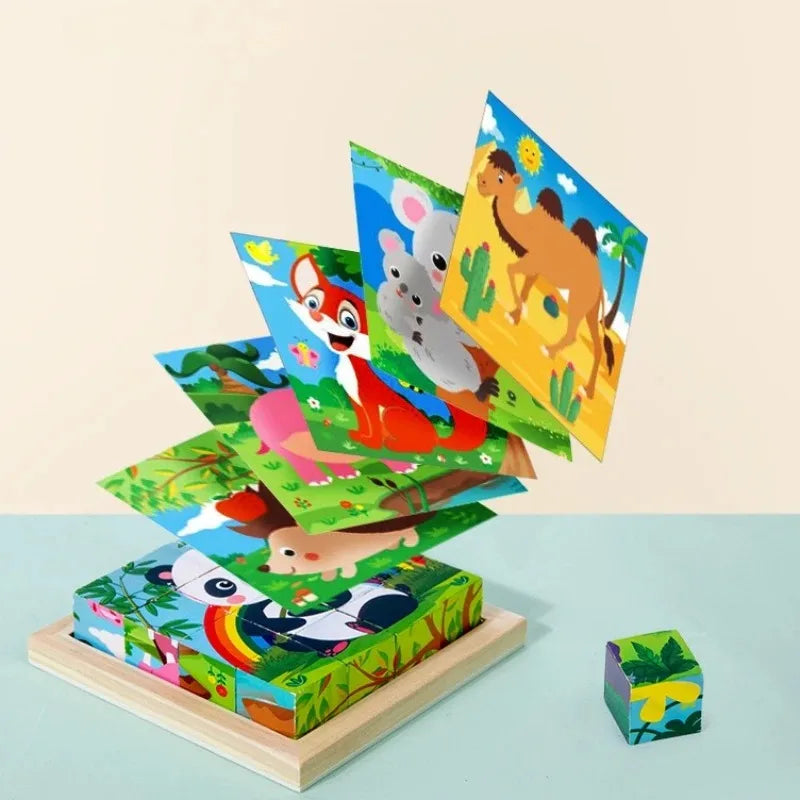 CubePuzzle – Fun & Educational - 3D Wooden Blocks Puzzle