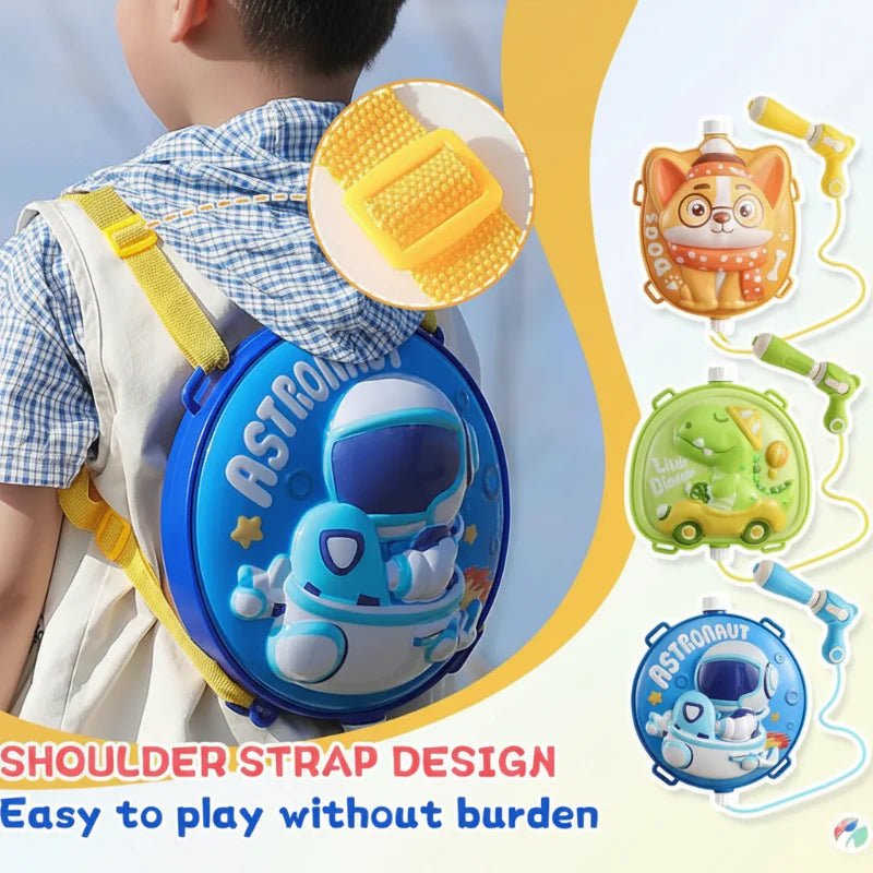Kids Water Blaster – Fun & Practical – Backpack with Water Gun