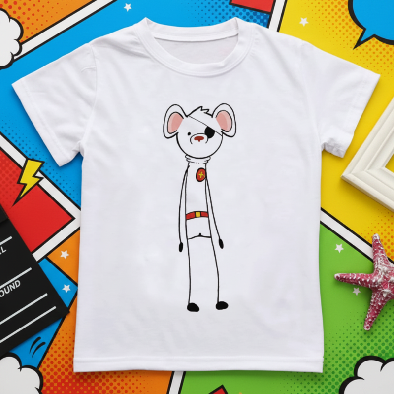 Boys & Girls Summer Tee – Comfortable & Playful – Cute Print Kids' T-Shirt