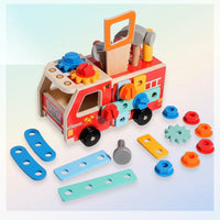 Thumbnail for BuildRescue – Educational & Creative – Wooden Fire Truck