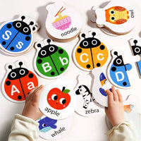 Thumbnail for Wooden Letter Matching Game – Learning & Play – Alphabet Puzzle