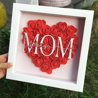 Thumbnail for Personalized Rose Shadow Box – Unique Mother's Day Gift – Personalized Rose Shadow Box