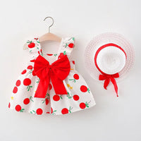 Thumbnail for Mini Fashion™ – Sweet & Summery - Fruit Dress (includes FREE straw hat)