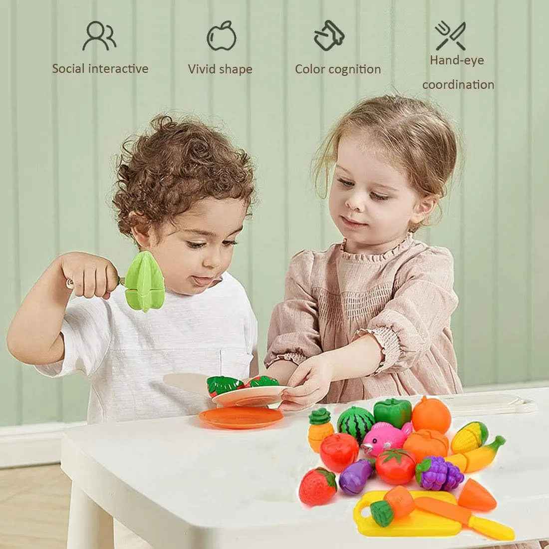 Veggie & Fruit Toys™ - Fun & Educational - Vegetable Fruit Toys