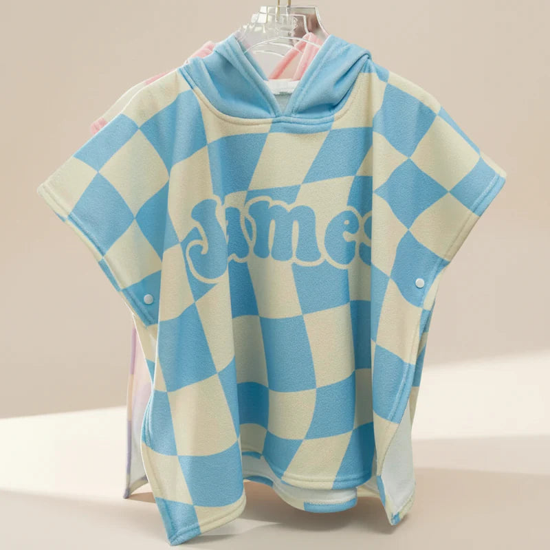 Personalized Hooded Towel – Soft & Unique – Personalized Children's Bath Cape