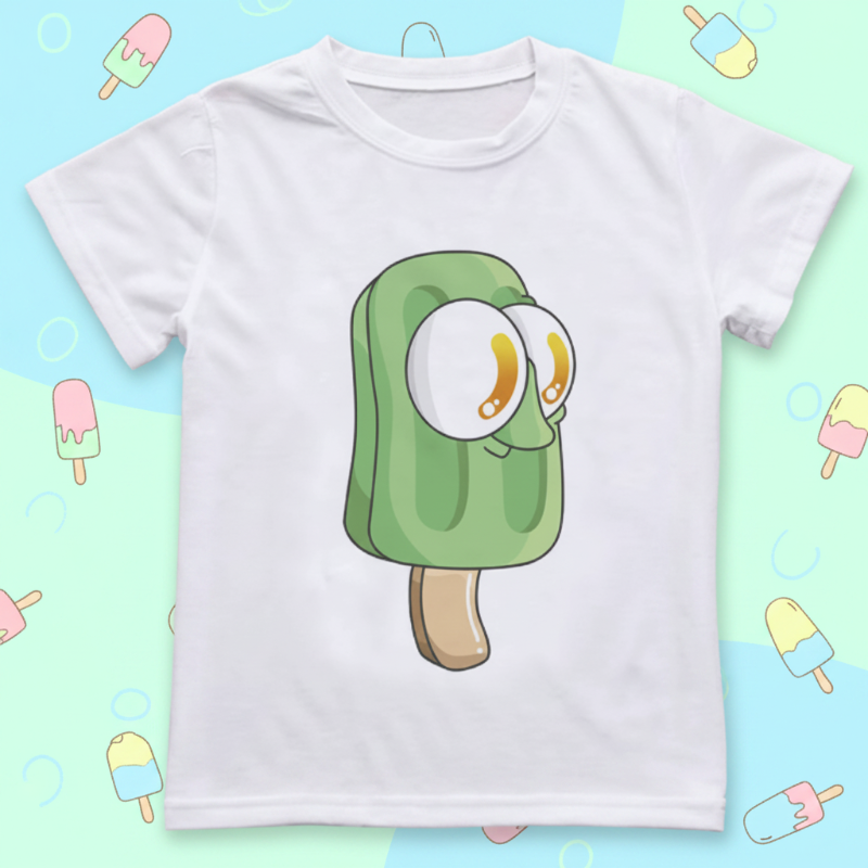 Boys & Girls Summer Tee – Comfortable & Playful – Cute Print Kids' T-Shirt
