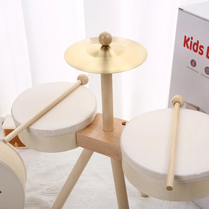 Kids Wooden Drum Toy – Music & Creativity – Drum Play Set
