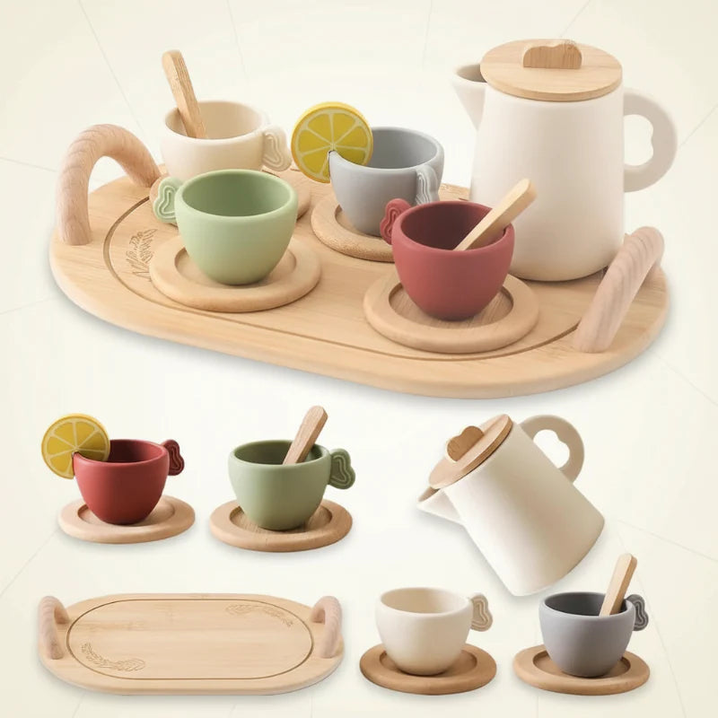 Woods – Fun & Interactive – Wooden Tea Set for Children