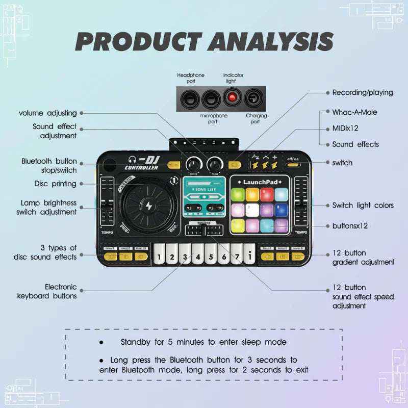 MiniDJ – Musical & Interactive – DJ Mixer Toy