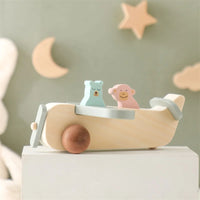 Thumbnail for Woods™ - Promote Creativity & Motor Skills - Wooden Montessori Airplane Toy