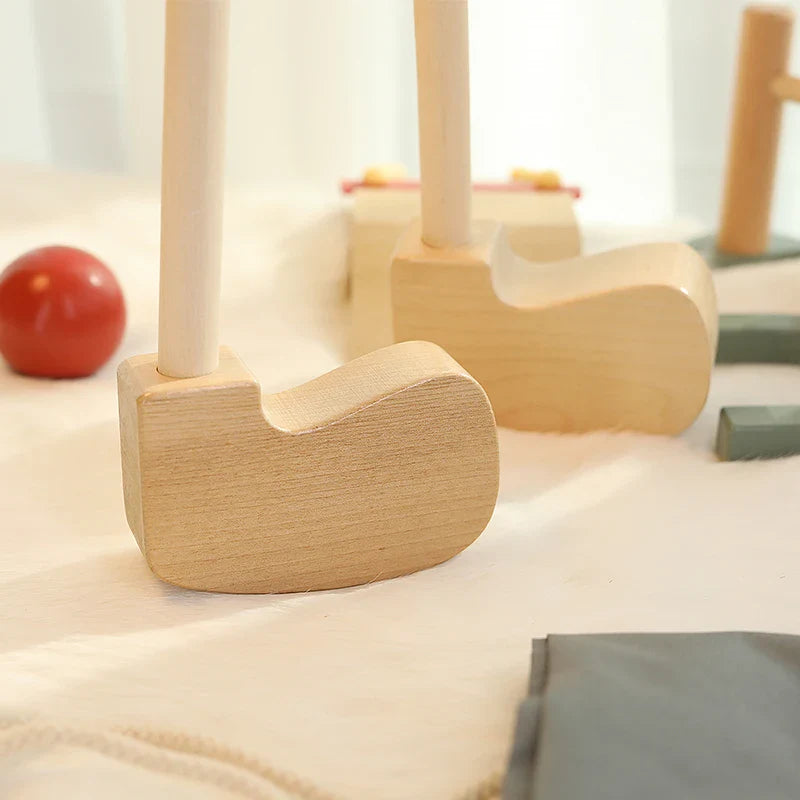 Mini Golfers – Outdoor Fun Beginnings - Wooden Golf Toy Set