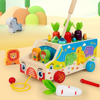 Thumbnail for Montessori Animal Matching Toy – Educational & Interactive – Puzzle Play Car