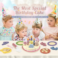 Thumbnail for Wooden Cake Cutting Toy – Creative & Role-Playing – Wooden Birthday Cake