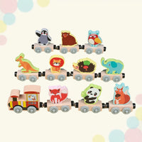 Thumbnail for MagniZoo – Cute & Wooden – Magnetic Animal Train