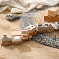 Thumbnail for TrainCount –  Classic & Educational – Wooden Montessori Train