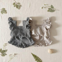 Thumbnail for Girls Ruffle Tee – Light & Cute – Children's Clothing Set