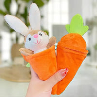 Thumbnail for Personalized Bunny – The Ultimate Easter Gift - Plush Carrot Bunny with Name