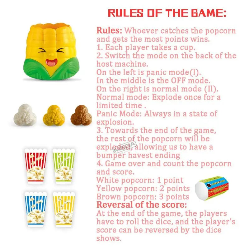 Popcorn Game™ - Popping with Popcorn - Family game