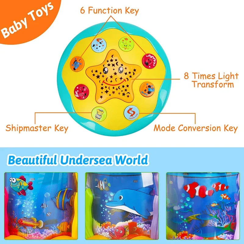 Magic Beat™ - Musical Light Festival for kids - Aquarium projector & lamp