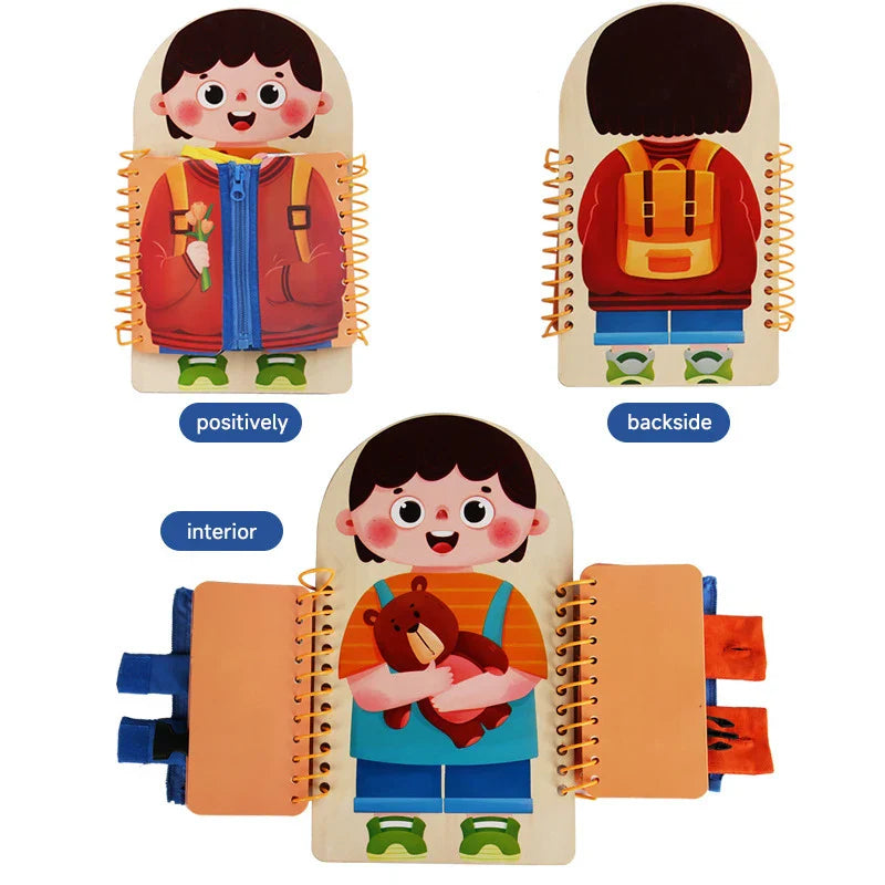 Little Helper™ - Button & Zipper - Activity Board
