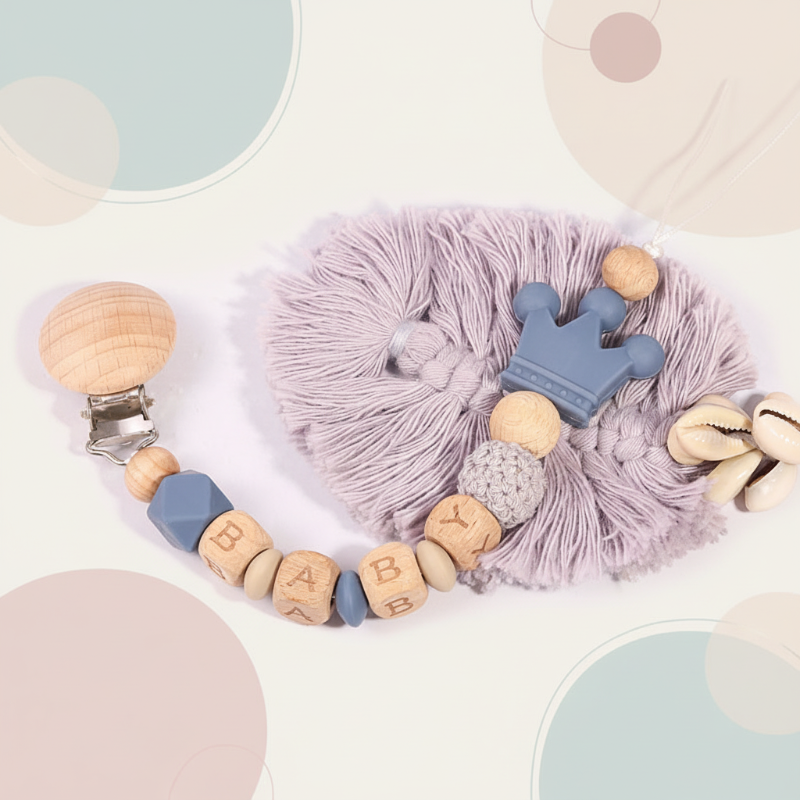 Personalized Pacifier Chain – Safe & Stylish - Personalized Pacifier Chain