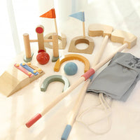 Thumbnail for Mini Golfers – Outdoor Fun Beginnings - Wooden Golf Toy Set