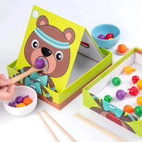 Thumbnail for Educational Play House™ – Fine Motor Skills & Color Recognition - Montessori Food Game