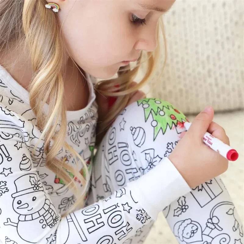 DIY Pajama Set™ – Color & Dream - Coloring Children's Pajama Set