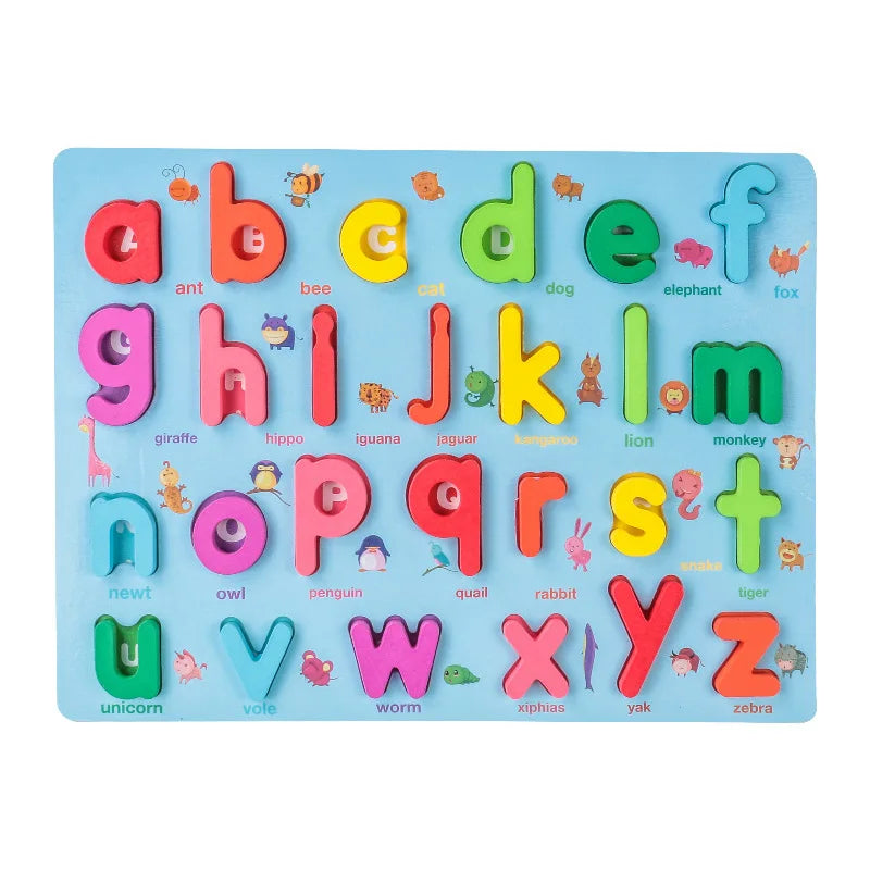 SmartBoard – Colorful & Educational – Montessori Number & Letter Learning Puzzle