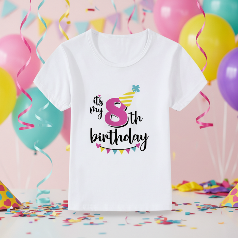 Birthday Graphic Tee – Cute & Lighthearted – Kids' Birthday T-shirt