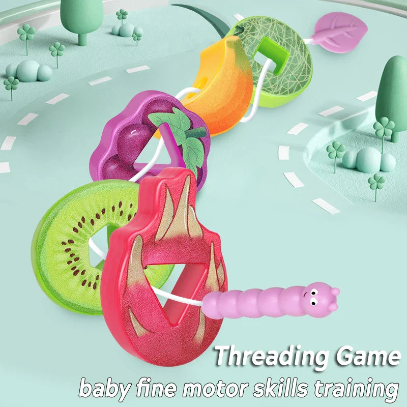 Fruit Lacing Game™ – Fine motor skills - Fruit Beads Toys