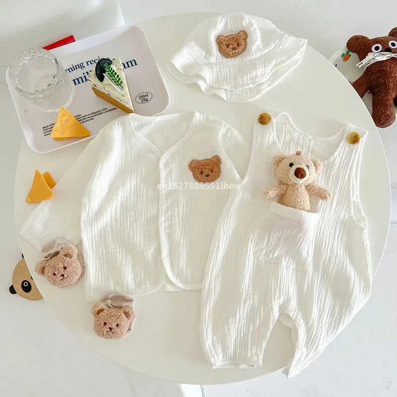 Mini Fashion™ - Cool & Comfortable - Baby garden pants with hat