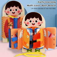 Thumbnail for Little Helper™ - Button & Zipper - Activity Board