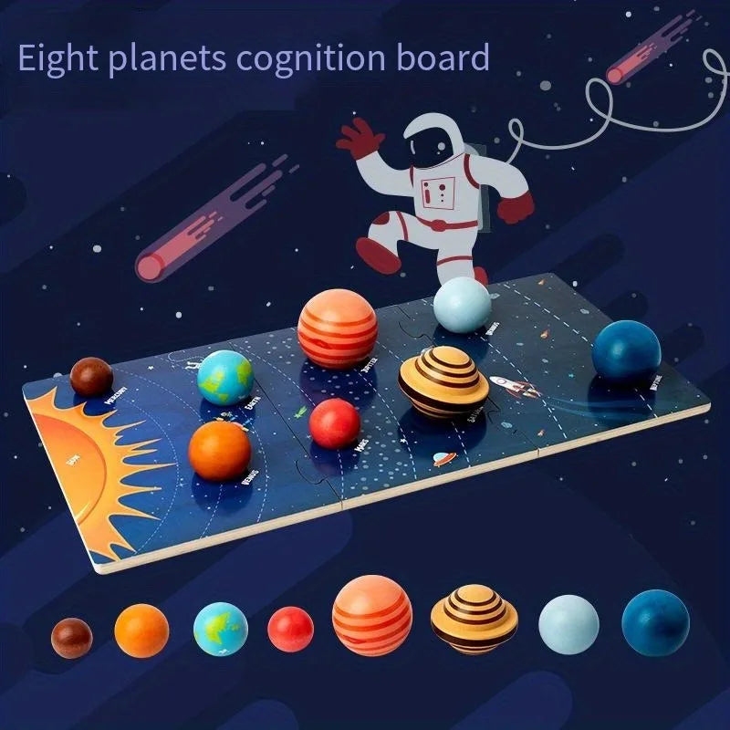 Wooden Solar System – Educational & Exploratory – Planet Play Set
