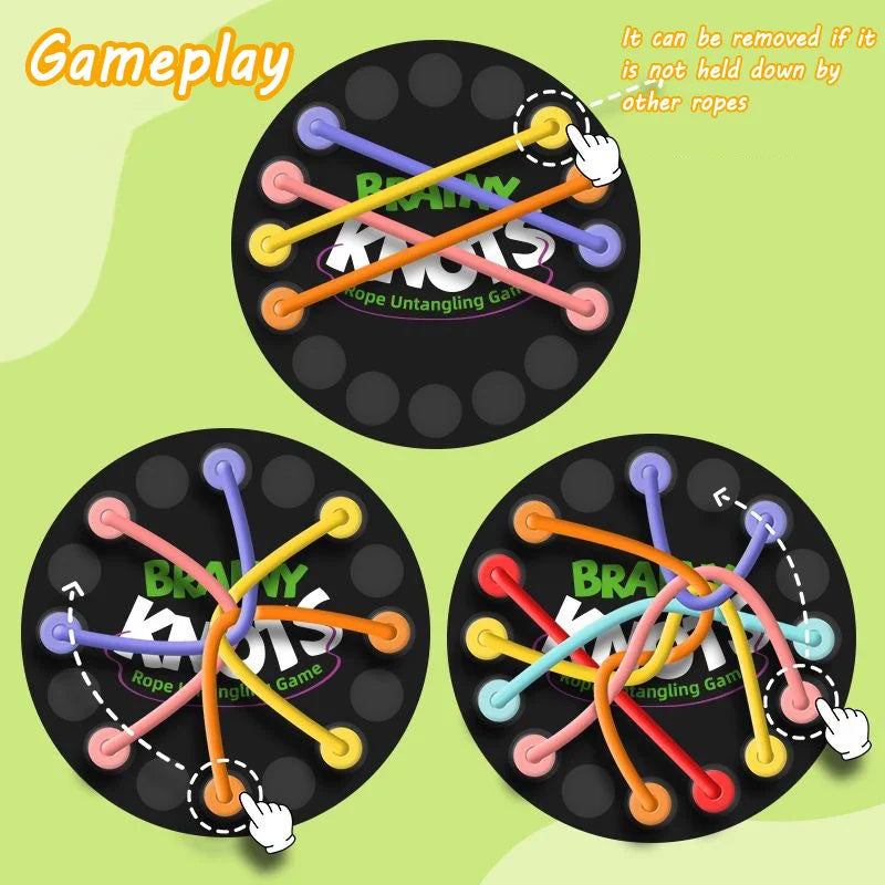 Brainy Knots™ - Twist and Knot - Strategy game