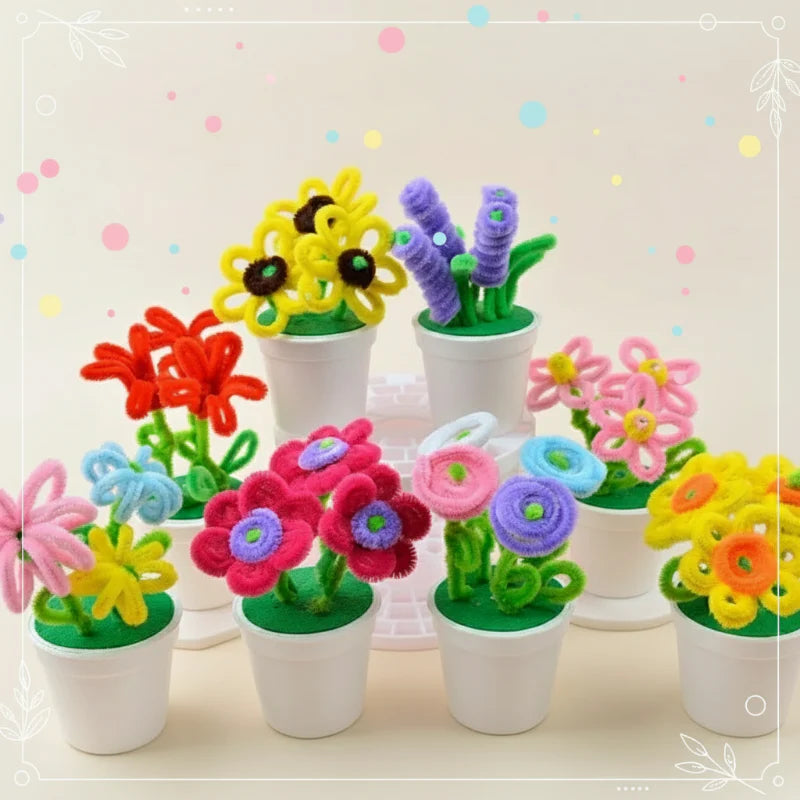 CraftBloom – Colorful & Creative – DIY Flower Pot Craft Kit