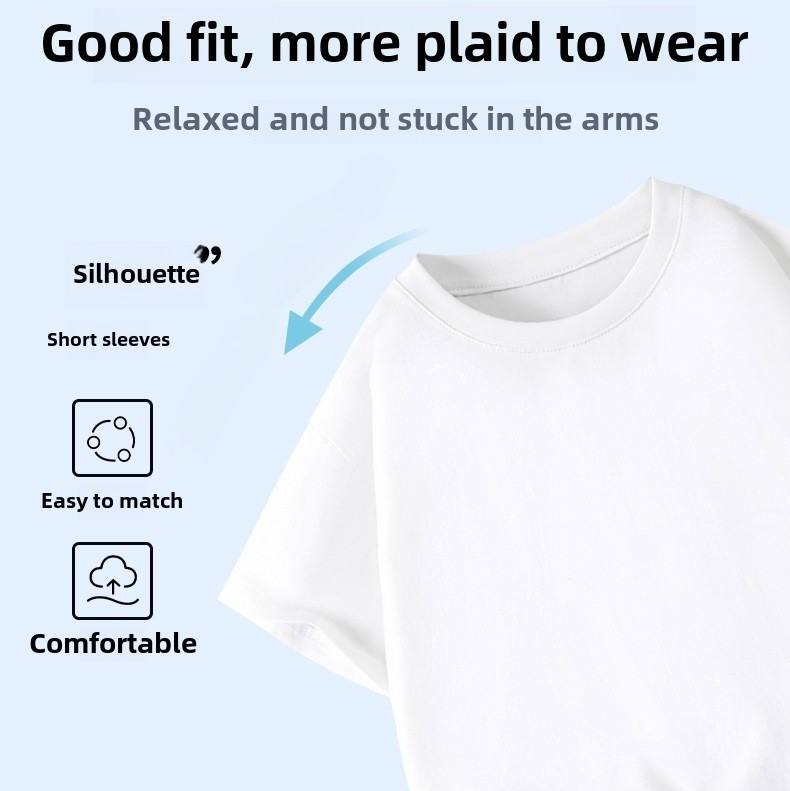 SimpleWear – Casual & Soft – Relaxed Fit T-shirt with Round Neck