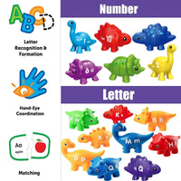 Thumbnail for Matching Dino's – Fun & Educational - Alphabet And Numbers Dino Game